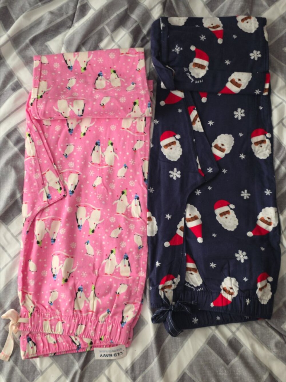 Old Navy Women’s Holiday Pajama Pants Size Large – Two (2) Pair bundle NEW + tag